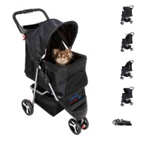 Trixie Buggy Black Візок-коляска для транспортування собак і котів до 11 кг (28958)